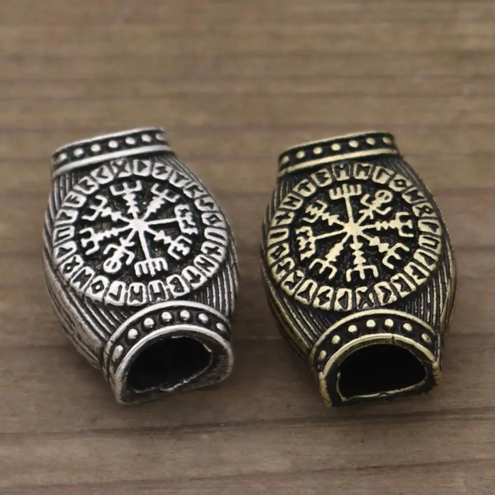Викинговые бусинки Vegvisir компас руны славянские мужские и женские аксессуары