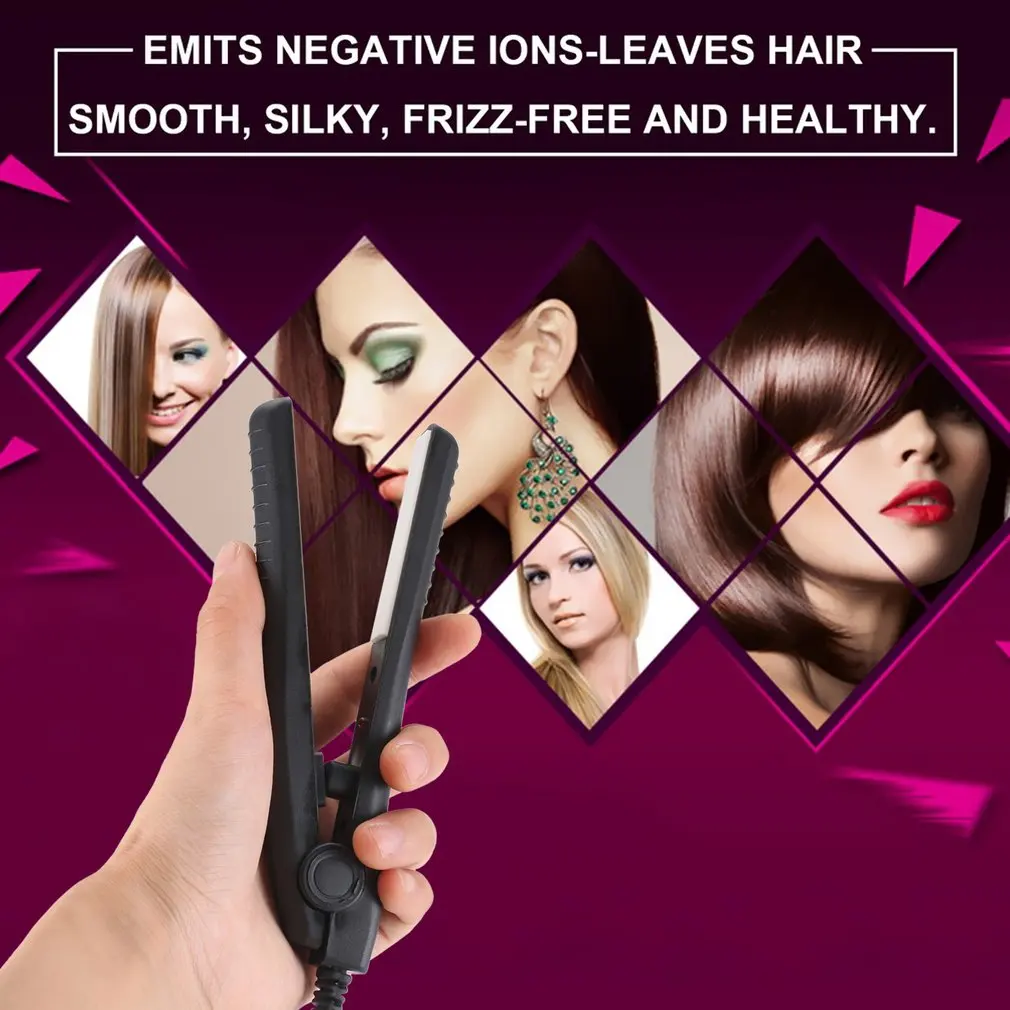 Мини Портативная электрическая шина плоская железная керамическая плойка и