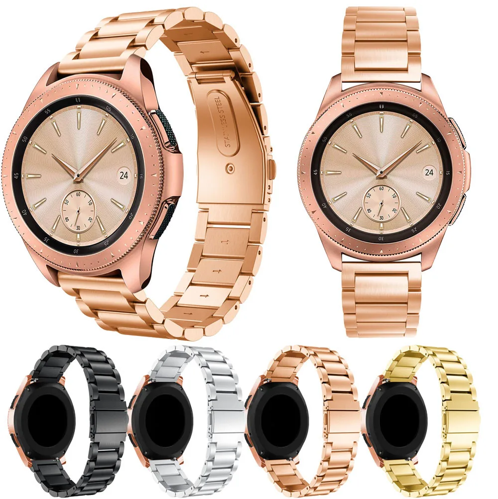 Роскошный ремешок для часов из нержавеющей стали сменный samsung Galaxy Watch 42 мм