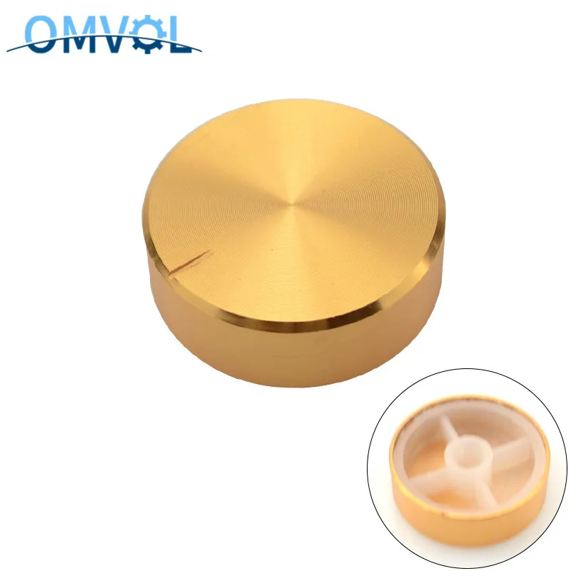 1 шт. 6 мм ручка с алюминиевым корпусом регулировки громкости Ручка потенциометра