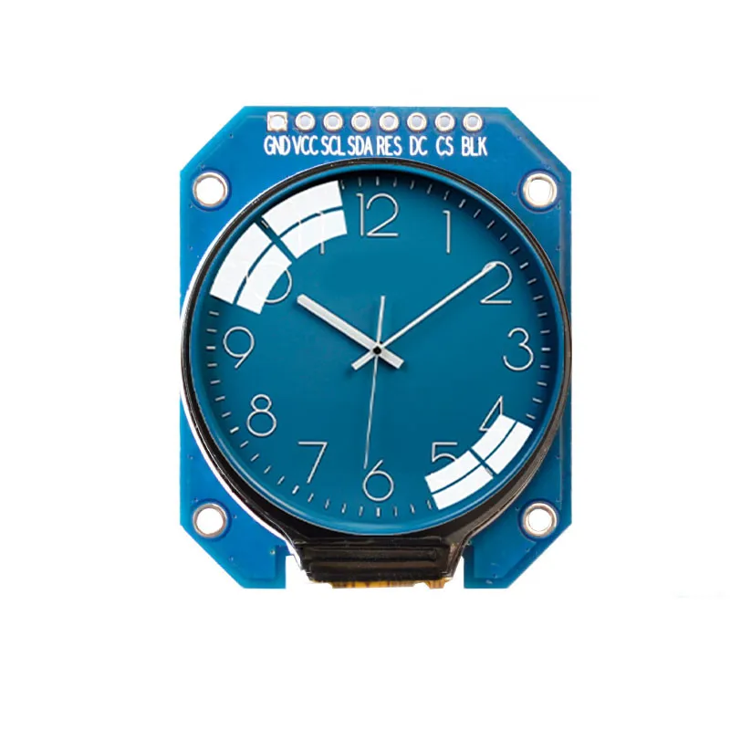 Circle Colorful Module IPS 1.28 inch 8PIN SPI TFT LCD Color Round Screen with Adapter Board GC9A01 400 Brightness 240(RGB)*240 | Компьютеры