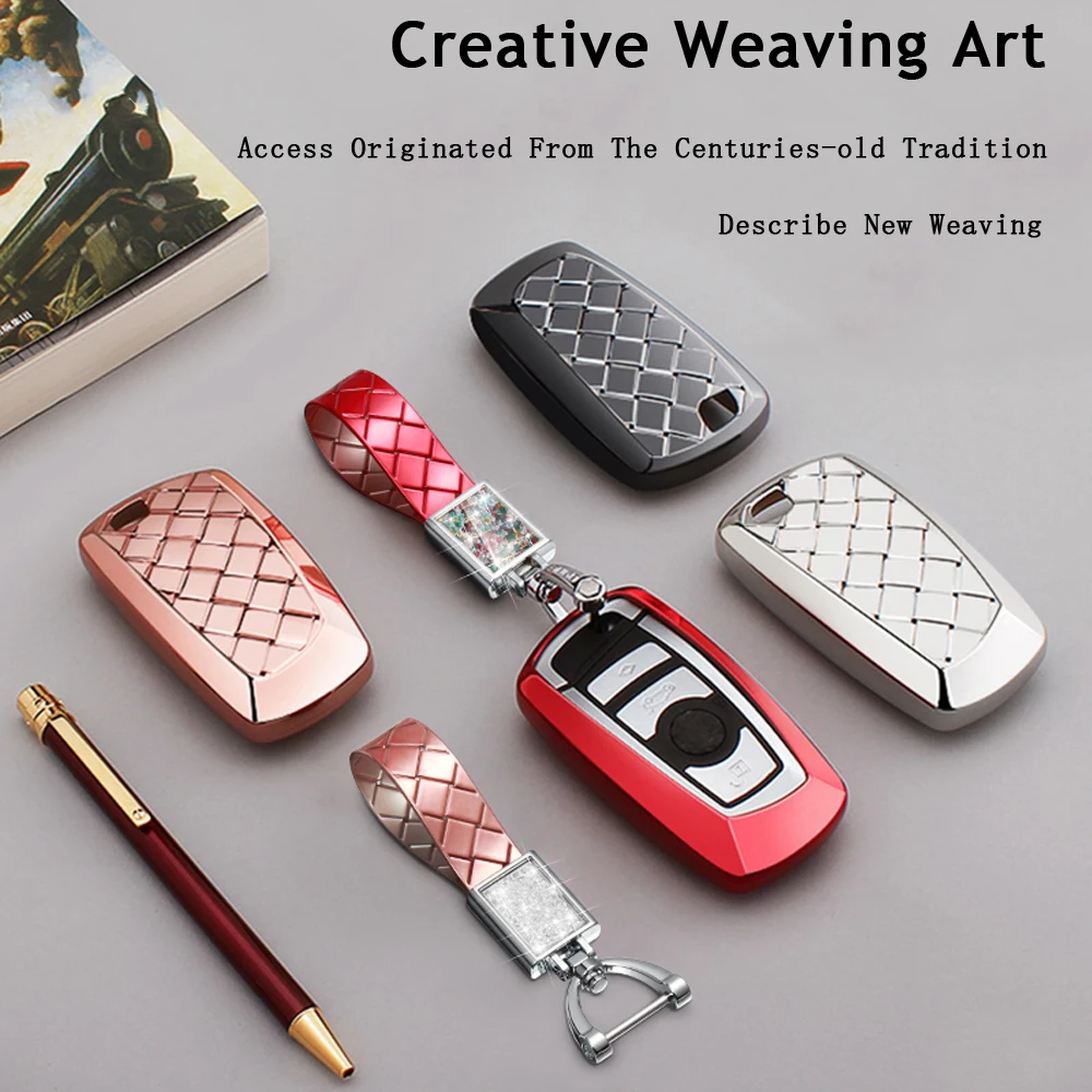 Мягкий ТПУ чехол для автомобильного ключа защитный бумажник BMW 520 525 f30 f10 F18 118i 320i 1 3