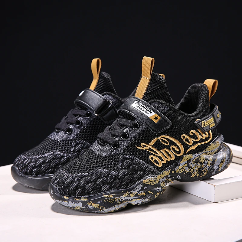 Весна лето 2020 детская обувь дышащая Спортивная для мальчиков на мягкой