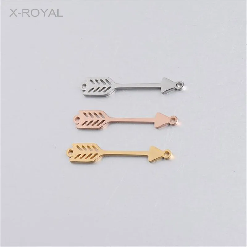 X ROYAL 10 шт./партия Геометрическая стрела с пером соединители двойным отверстием