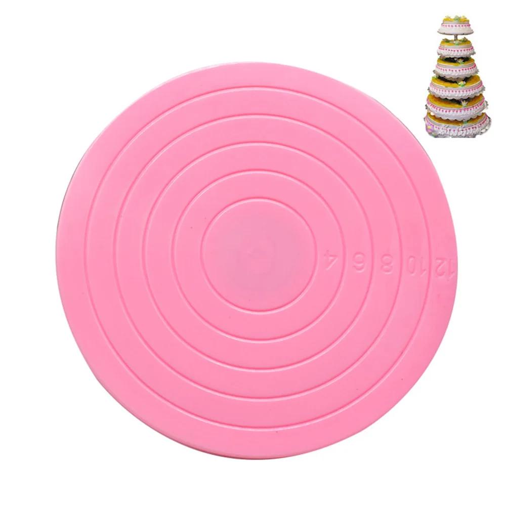 14cm Platform Revolving Decoration Rotating Cake Stand Baking Plate Turntable Decorating Tool Cookie Biscuits Decorati | Дом и сад