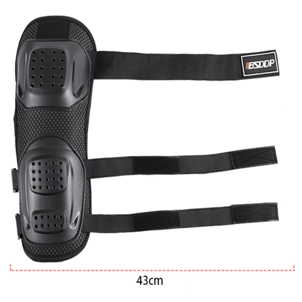 

4pcs Black 2 x Knee Pads 2 x Elbow Pads Motorcycle Knee Pad Elbow Protector Protective Gear Thickening Protection Accessories