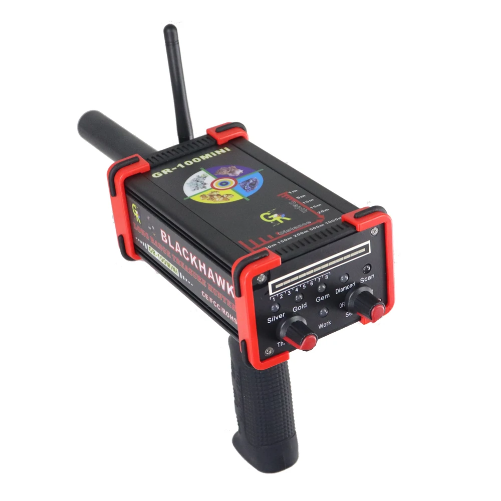Подземный мини-металлоискатель GR100 портативный лазерный детектор с высокой