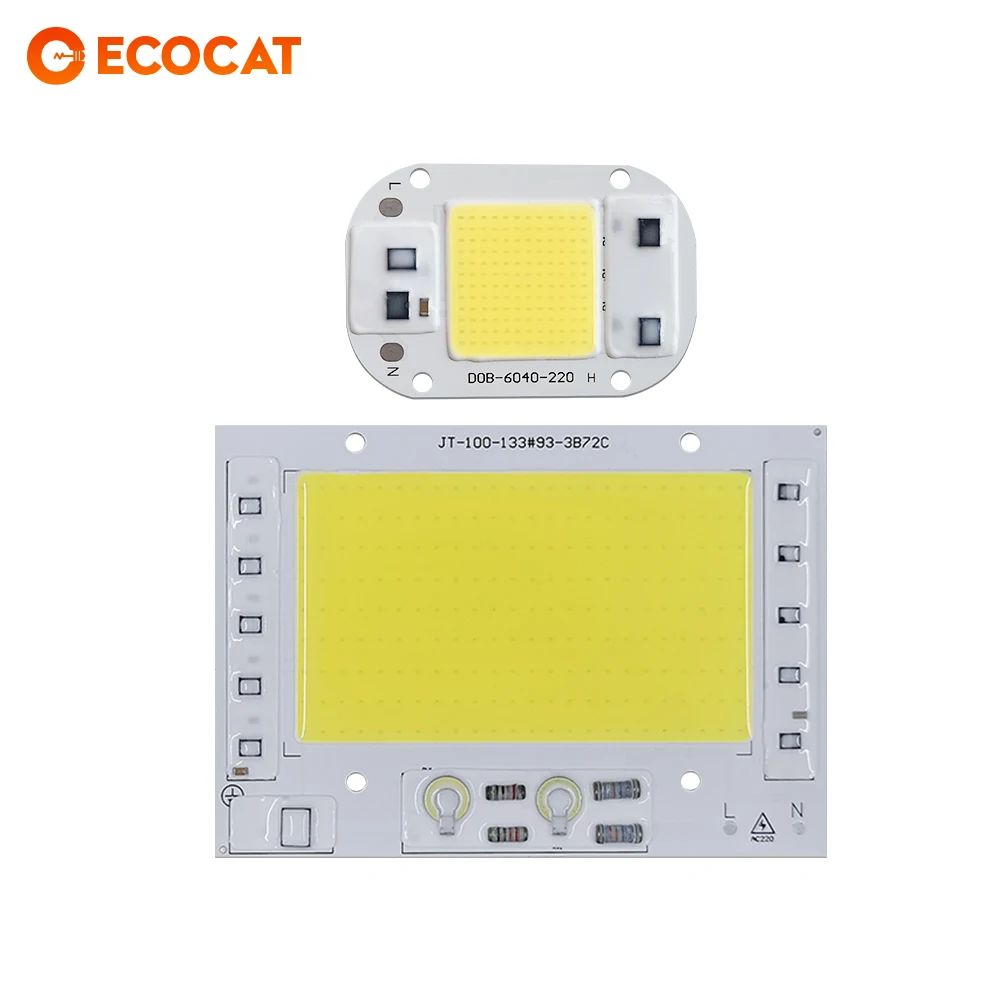 Светодиодный потолочный светильник чип 220V 50W 100W 30W 20W 10W COB LED матрица 240V Smart IC