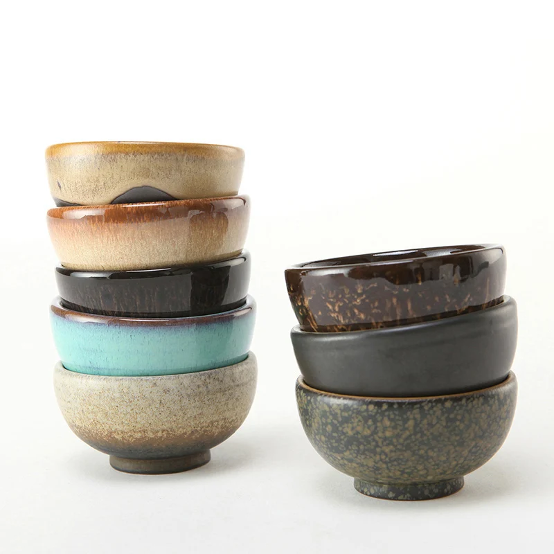 60 мл японский стиль аутентичная Исин фиолетовая глиняная чашка для чая глазурь