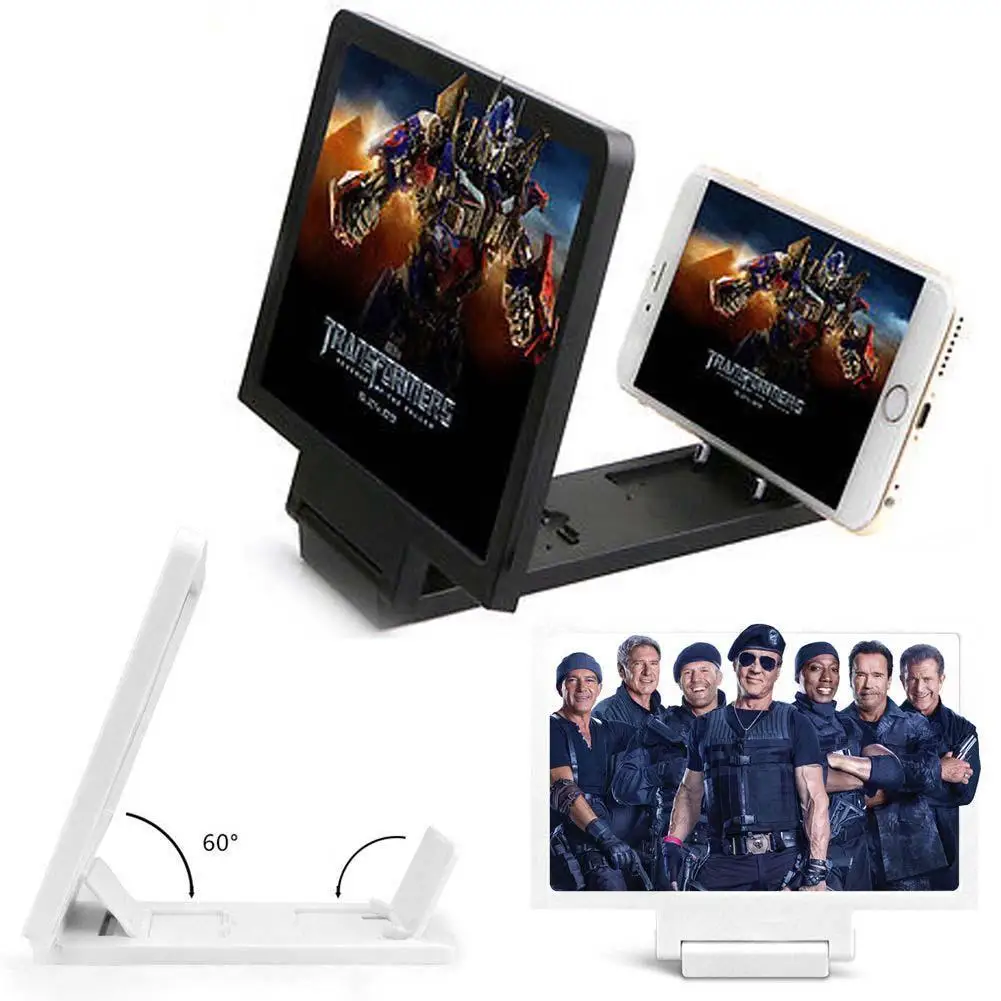 Увеличенный экран 3D HD мобильный телефон стекло для просмотра фильмов усилитель