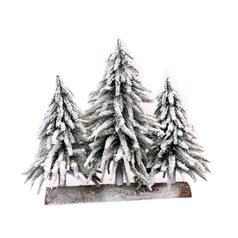 

JEYL Christmas Tree Ornament Desktop Decoration Xmas for Mall Window Snow Spruce Decor Christmas Decorations for Home