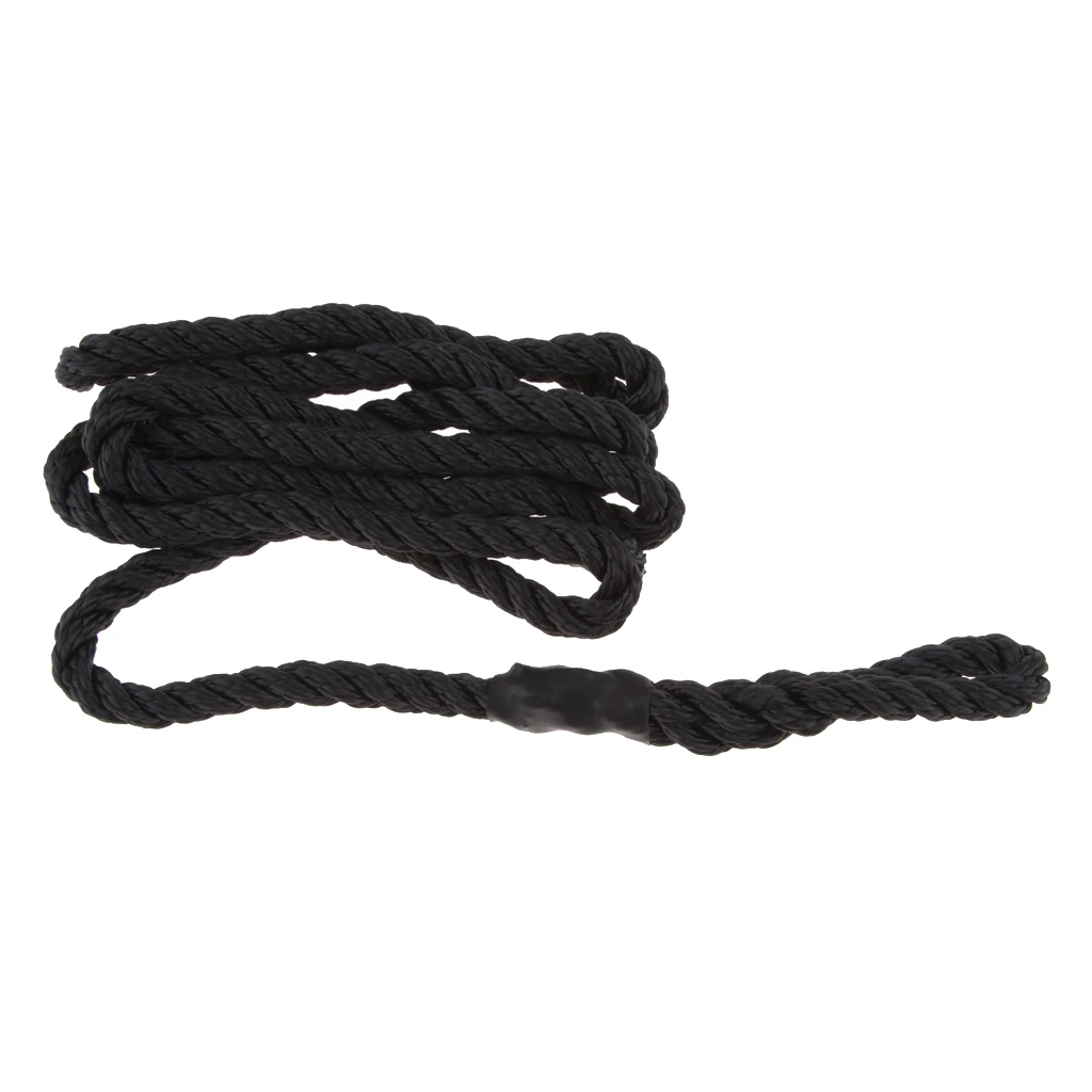 

Boat Fender Lines 3/8 INCH X 6.5 FT Bumper Whips Rope Docking Black Double Braid Boat Fender Line Marine Docking Rope Boat Ancho