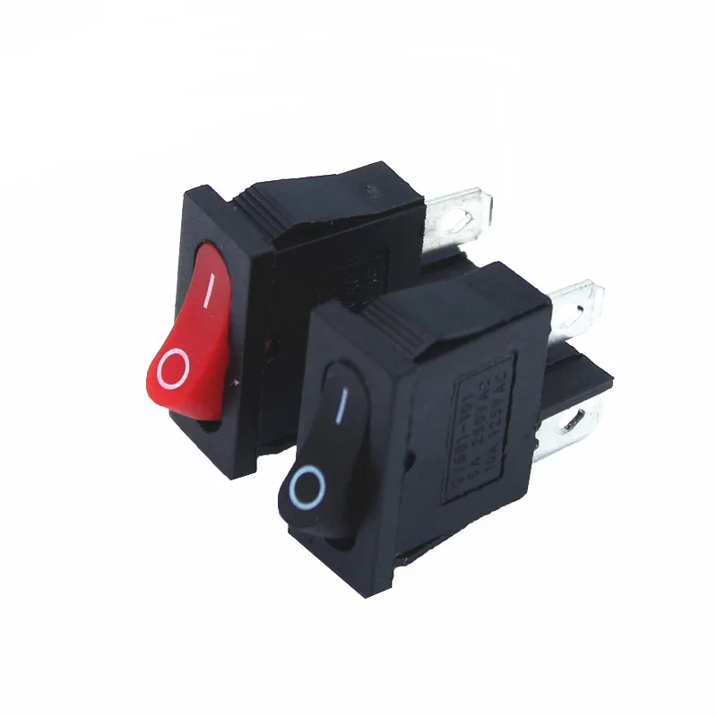 10 шт. переключатель питания KCD1 Тип Корабля 2Pin 6A250V инструмент маленький 9 5*21 мм