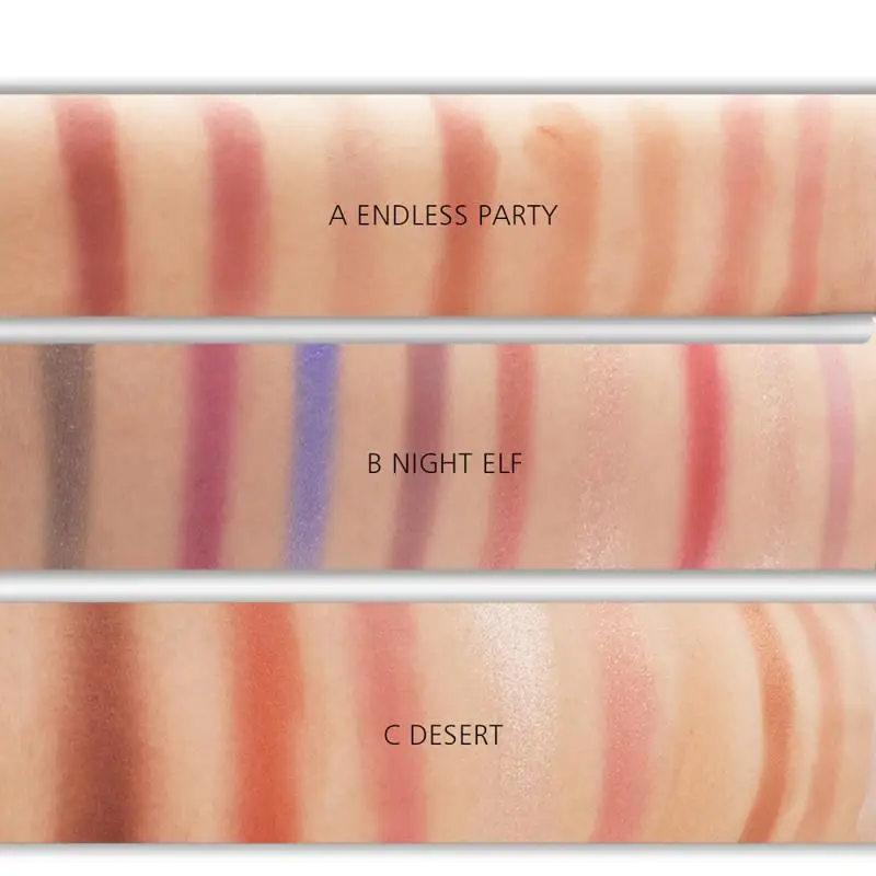 9 Цвет Косметика Тени для век палитра макияжа мерцающие тени пигментированные