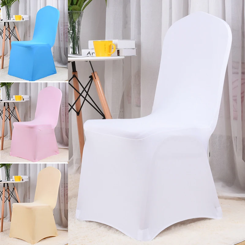 New 2019 Pure color solid big chair cover elastic seat covers stretch high king back Slipcovers for banquet hotel | Дом и сад
