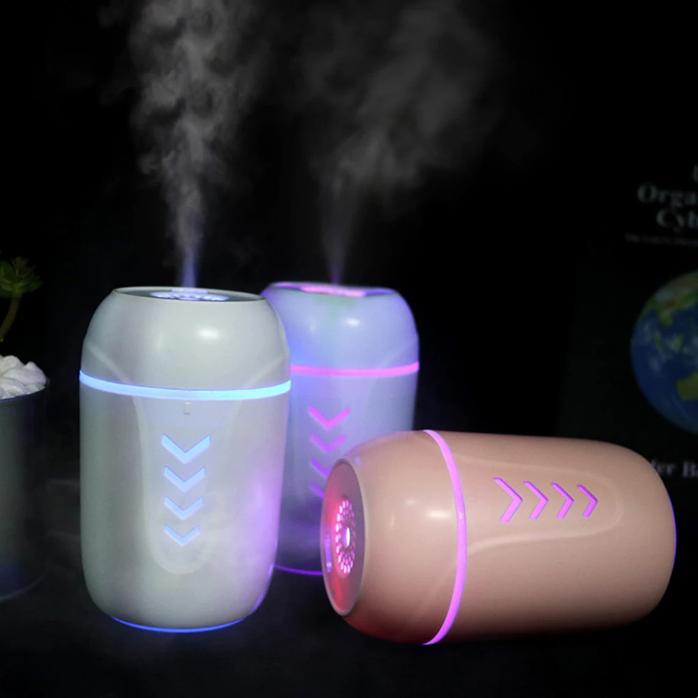 Портативный ультразвуковой увлажнитель воздуха USB с светодиодный ночной