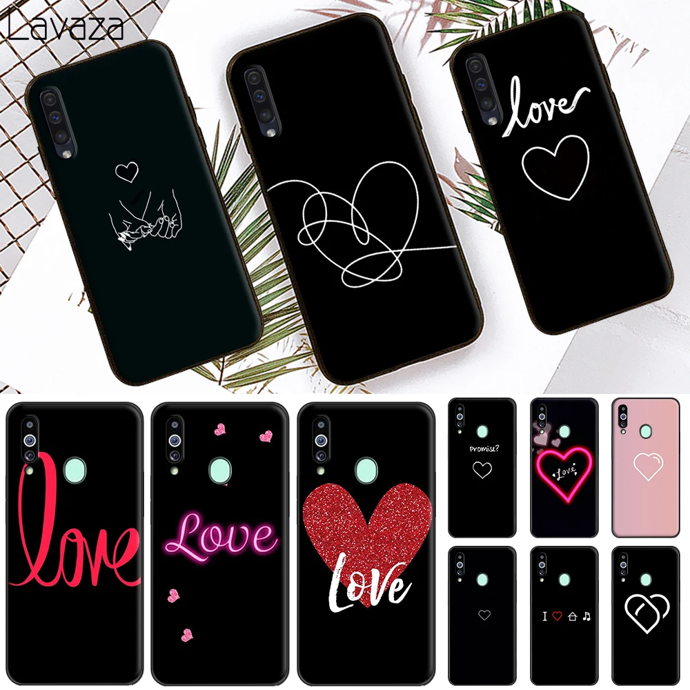 Heart Love Pink Soft Case for Samsung Galaxy A6 Plus A7 A8 A9 A10S A20S A20E A30S A40S A50S A60 A70S M10 M20 M30 M40 |