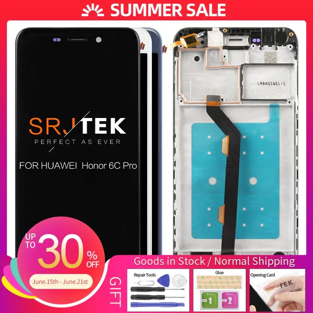 

Tested 5.2'' LCD For HUAWEI Honor 6C Pro LCD Display Touch Screen Digitizer Assembly For Huawei Honor 6C Pro Honor 6C Pro LCD
