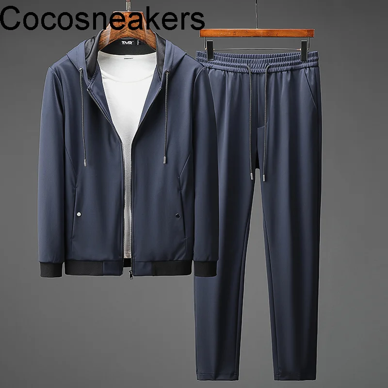 

Мужской простой эластичный дышащий кардиган с капюшоном, спортивный костюм для отдыха, осень 2020