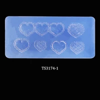 1pcbag 4120mm nail art silicone molds 5 designs love and bear durable 3d stereo crystal carving mold for home decoration craft