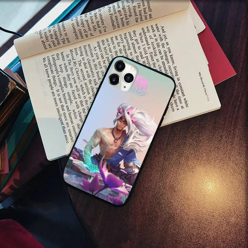 

anime cartoon game Yasuo Phone Cases for iPhone 11 12 pro XS MAX 8 7 6 6S Plus X 5S SE 2020 XR Soft silicone