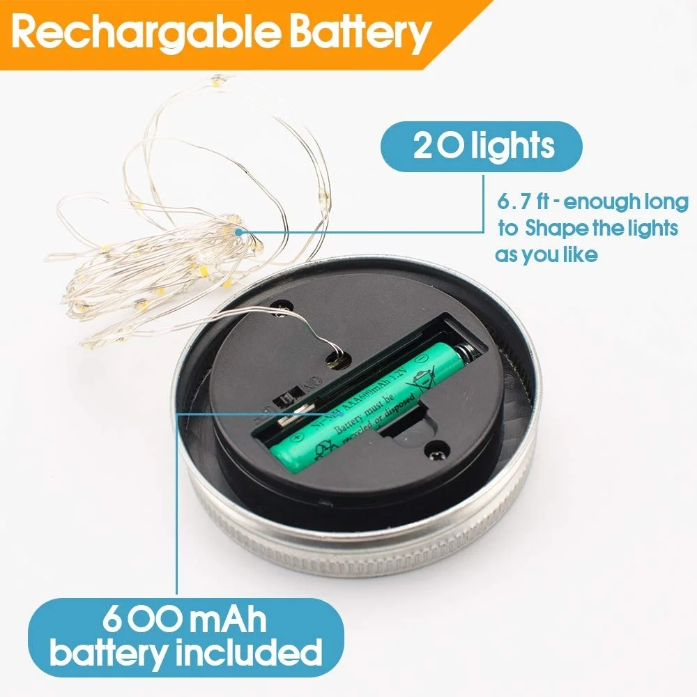 2 м 20 светодиодный одов Солнечный каменщик светящаяся гирлянда креативный