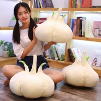 1pc 40cm creative vegetable garlic plush toys simulation plush plant real like pillow stuffed dolls children home decor gifts