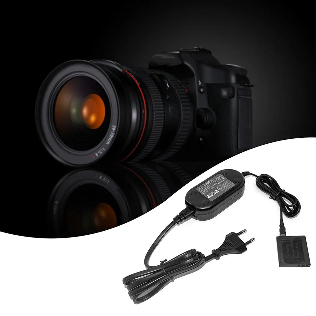 Адаптер питания зарядное устройство Шнур кабель комплект черный прочный DMW-AC5 +