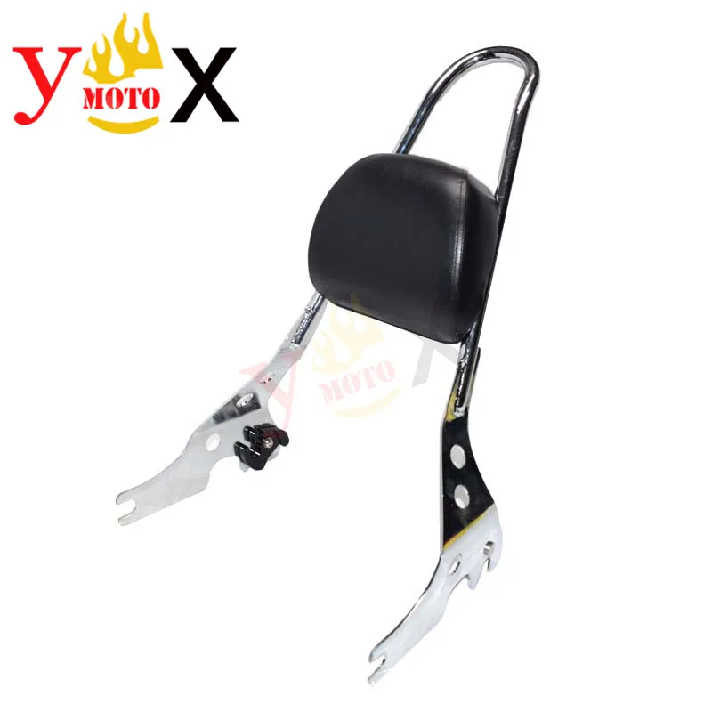 

Chrome XG500/750 Motorcycle Detachtable Sissy Bar Passenger Backrest Rail W/ Pad For Harley Street 500 750 XG500 XG750 2015-2019