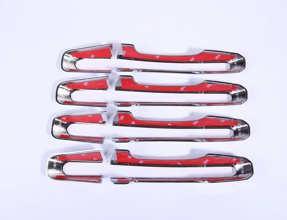 ABS Наружная ручка двери автомобиля крышка рамка отделка 4 шт для обнаружения