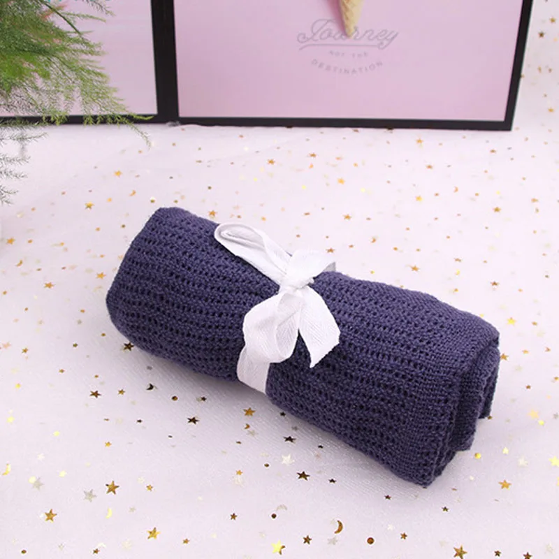 Одеяла для новорожденных младенцев трикотажная пеленка с вырезами хлопковое