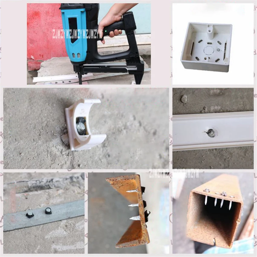 

GSN50 Electric Nail Gun Doors And Windows Concrete Nailer Cordless Framing Staple Gun l Light Weight Portable With Plastic Case