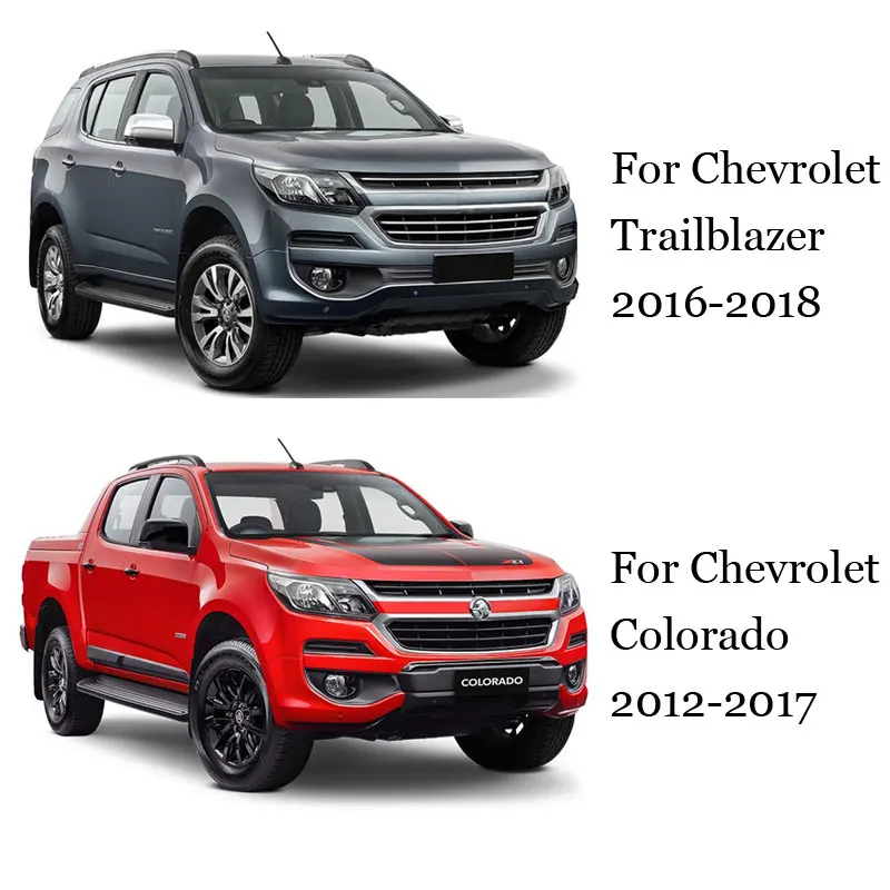 Черная накладка на фару для chevrolet trailblazer holden до Колорадо 2016 2017 2018 автомобильный
