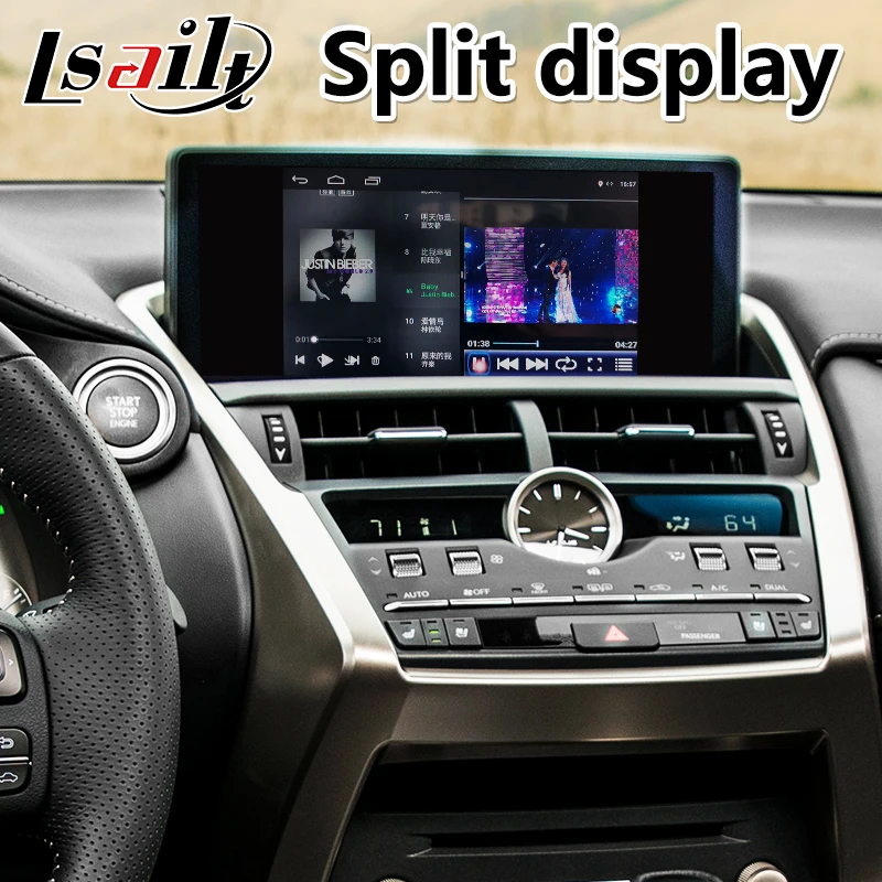 Android 7,1 видео интерфейс gps навигационная система для Lexus NX300 NX 200t- с поддержкой сенсорной панели добавить беспроводной carplay