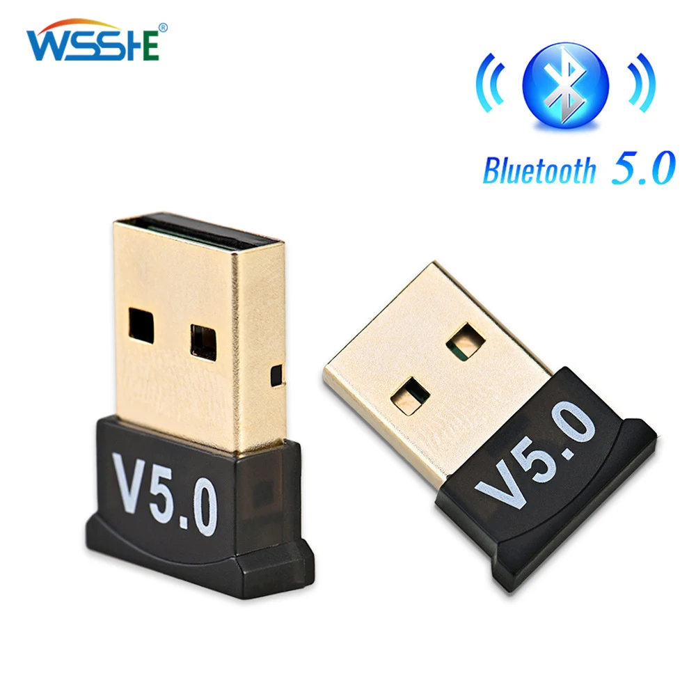 

USB Bluetooth 5.0 Adapter Transmitter Bluetooth Receiver Audio Bluetooth Dongle Wireless USB Adapter for Computer PC Laptop