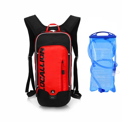 with water bag Водонепроницаемый велосипедный рюкзак 8л тактический рюкзак для мужчин и женщин туристические спортивные сумки Сумка для велоспорта MTB сумка для горного велосипеда для велосипедов - Цвет: with water bag