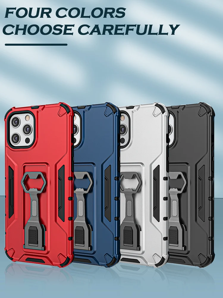 

Armor Bumper Shockproof Case For iphone 12 Pro Max 12 Mini Case Military Finger Ring Cover For iPhone 11 Pro XS X XR Max Case
