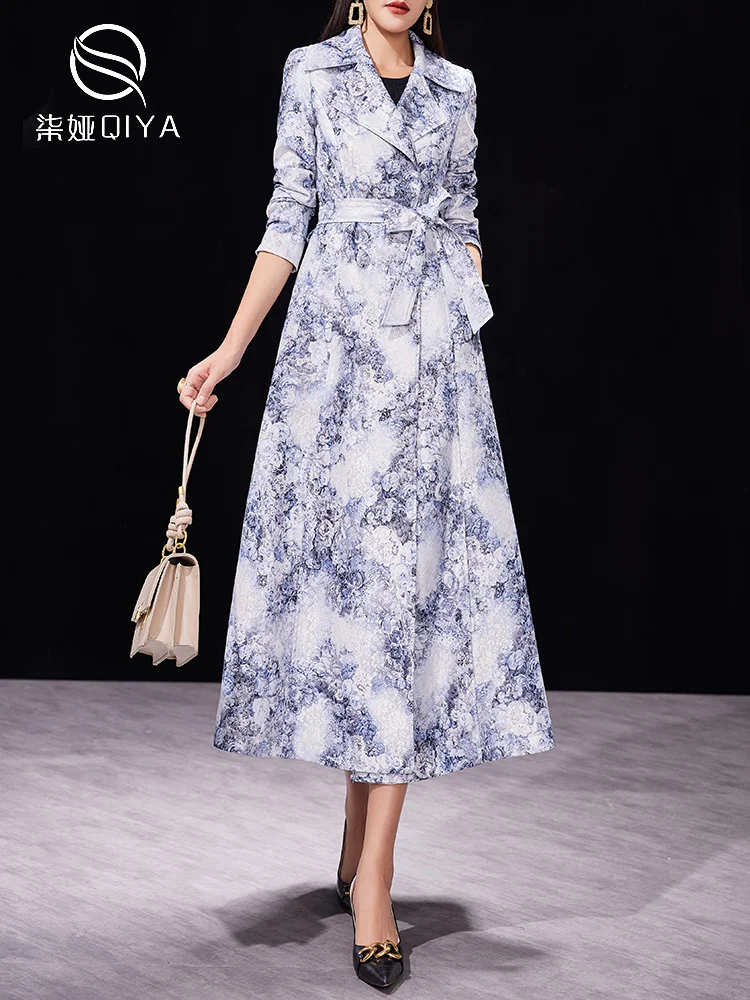 

Двубортная ветровка, женское весенне-осеннее длинное пальто до колена, приталенное и универсальное пальто, новинка 2021