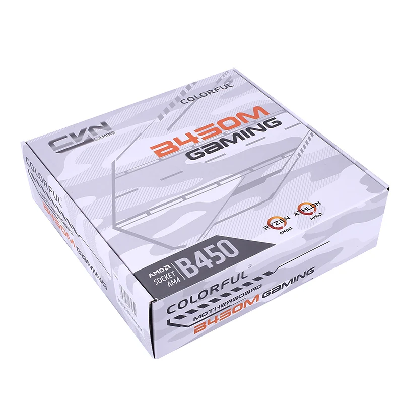 Красочные материнская плата CVN B450M игровой V14 DDR4 двухканальный SATA3.0 6 ГБ/сек.