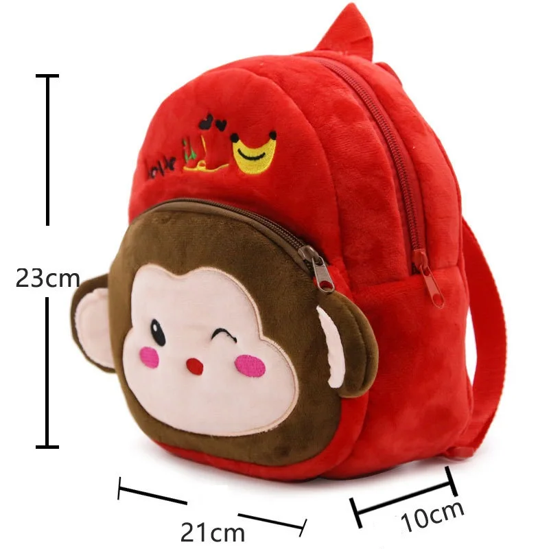 3D Супер Герой Мультфильм школьная сумка животный плюшевый рюкзак Детский