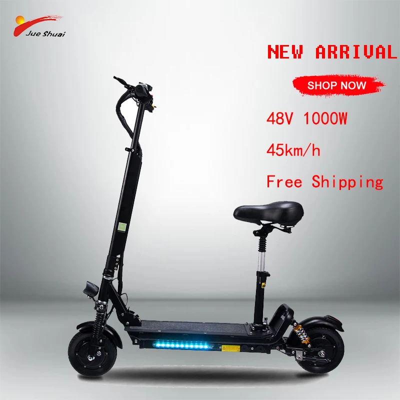 JS 8 дюймов электрический скутер 48v1000w Складная литиевая батарея E Мотор колеса