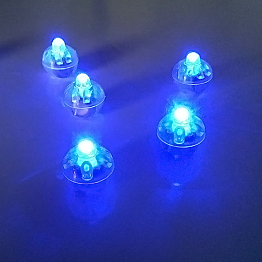 100 шт. круглые Разноцветные Мини шарики со светодиодной подсветильник