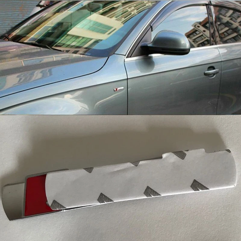 1 шт. новый металлический автомобильный хромированный матовый серебристый