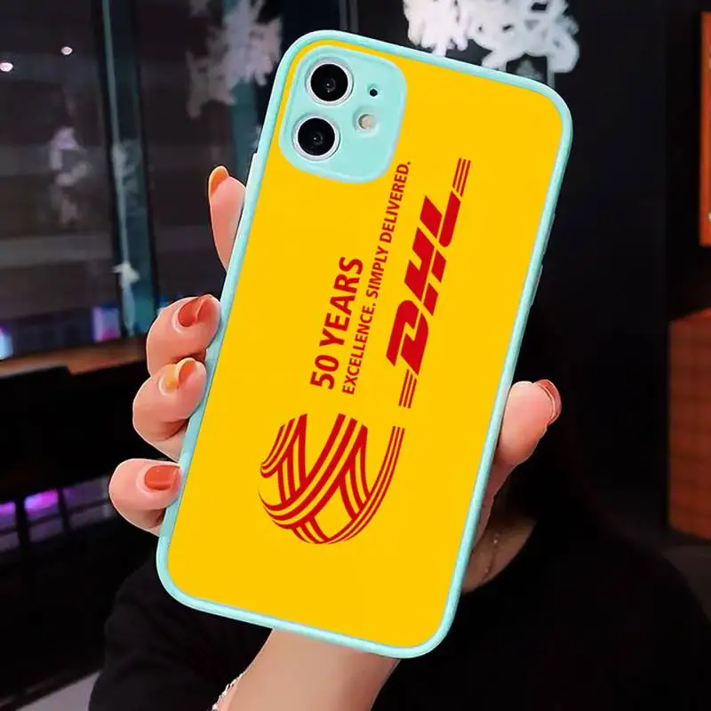 

DHL Phone Cases Matte transparent For blue iPhone 12 Mini 11 Pro XR XS Max 7 8 Plus X Back Cover