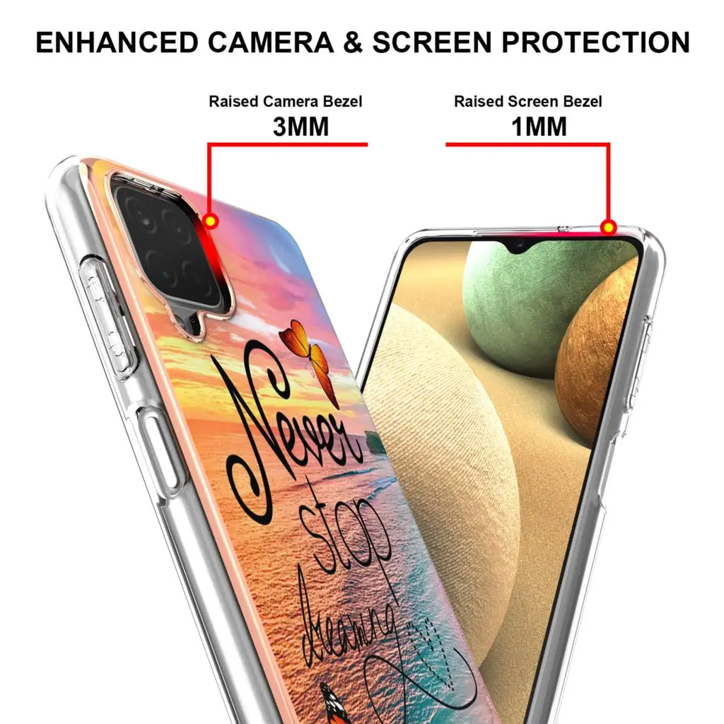 Чехол для Samsung M12 мягкий со стразами с поддержкой беспроводной зарядки - купить по