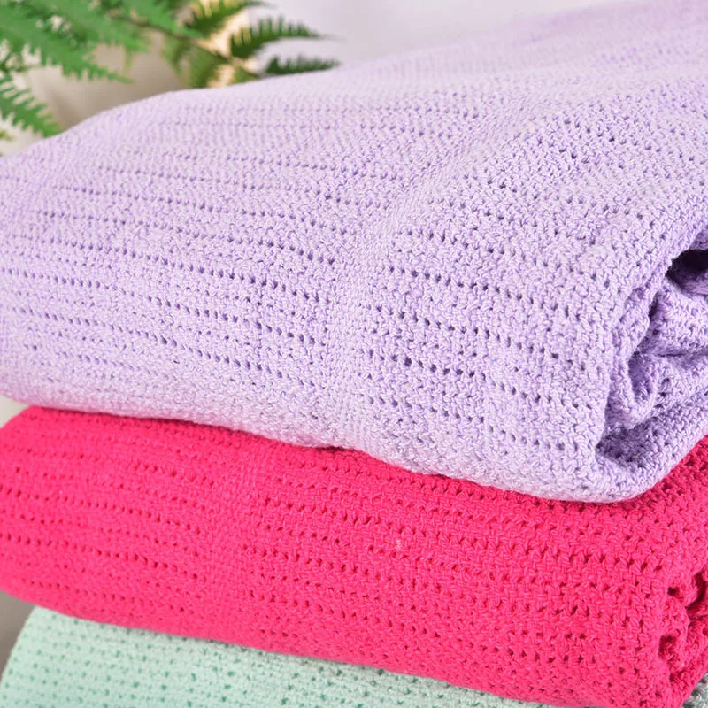 Летнее одеяло для новорожденных 100% хлопок кровати дивана путешествий автомобиля