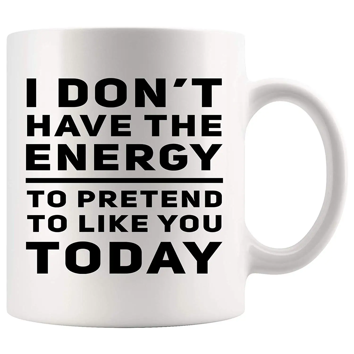 У меня нет энергии .. Кружка забавная кофейная кружка для работы офиса с ложкой