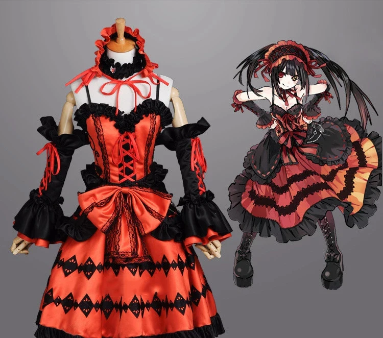 Аниме свидание живой токисаки Куруми официальная одежда Униформа косплей