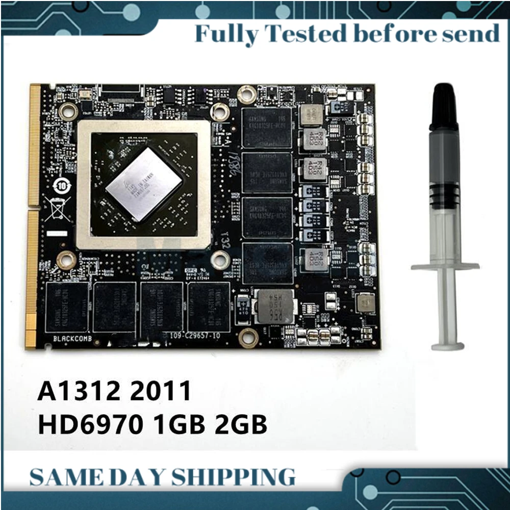 Видеокарта A1312 Для iMac 27 &quota1312 MID 2011 109 c29657 10 AMD Radeon HD 6970m 2 ГБ 1 ddr5 VGA 661 5968|Компьютерные