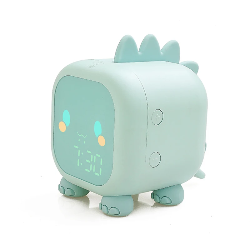 

Детский будильник с ночным светильник Том, Повтор сна, таймер, температура, детский тренировочный будильник, Симпатичный динозавр, лидер пр...